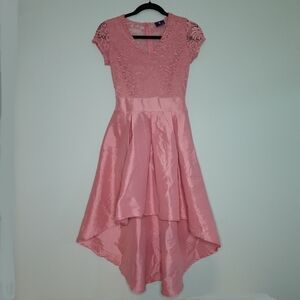 Pink Floral Bow Dress